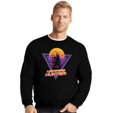 Load image into Gallery viewer, Daily_Deal_Shirts Crewneck Sweater, Unisex / Small / Black Neon Vampire Hunter