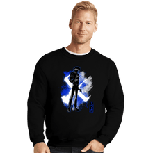 Load image into Gallery viewer, Shirts Crewneck Sweater, Unisex / Small / Black Cosmic Cowboy
