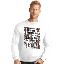 Load image into Gallery viewer, Daily_Deal_Shirts Crewneck Sweater, Unisex / Small / White Illuminated Shiteth