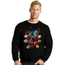 Load image into Gallery viewer, Daily_Deal_Shirts Crewneck Sweater, Unisex / Small / Black Experiment Valentine