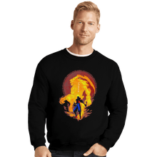 Load image into Gallery viewer, Shirts Crewneck Sweater, Unisex / Small / Black Hellfire