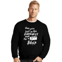 Load image into Gallery viewer, Daily_Deal_Shirts Crewneck Sweater, Unisex / Small / Black Brick.