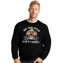 Load image into Gallery viewer, Secret_Shirts Crewneck Sweater, Unisex / Small / Black He Man Lifts
