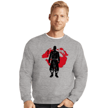 Load image into Gallery viewer, Shirts Crewneck Sweater, Unisex / Small / Sports Grey Crimson Ken Ryuguji