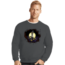Load image into Gallery viewer, Secret_Shirts Crewneck Sweater, Unisex / Small / Charcoal Nightmare Through The Wall