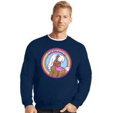 Load image into Gallery viewer, Shirts Crewneck Sweater, Unisex / Small / Navy My Li'l Pawnee