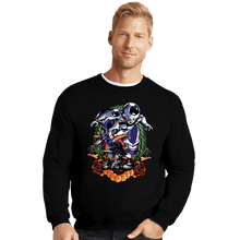 Load image into Gallery viewer, Shirts Crewneck Sweater, Unisex / Small / Black Frieza Crest