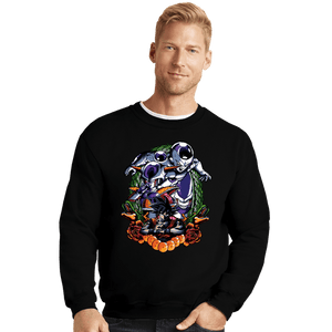 Shirts Crewneck Sweater, Unisex / Small / Black Frieza Crest