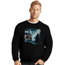 Load image into Gallery viewer, Daily_Deal_Shirts Crewneck Sweater, Unisex / Small / Black Fly You Fools!