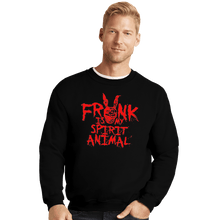 Load image into Gallery viewer, Shirts Crewneck Sweater, Unisex / Small / Black Frank Is My Spirit Animal