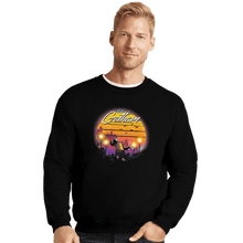 Load image into Gallery viewer, Shirts Crewneck Sweater, Unisex / Small / Black Gotham Wave