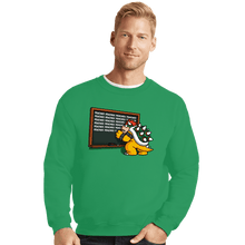 Load image into Gallery viewer, Daily_Deal_Shirts Crewneck Sweater, Unisex / Small / Irish Green Peaches Peaches Peaches!