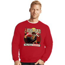 Load image into Gallery viewer, Secret_Shirts Crewneck Sweater, Unisex / Small / Red Kali Bar