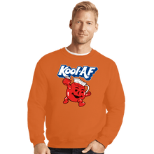 Load image into Gallery viewer, Shirts Crewneck Sweater, Unisex / Small / Red Kool AF Man