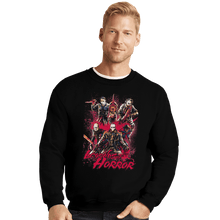 Load image into Gallery viewer, Shirts Crewneck Sweater, Unisex / Small / Black Legend of Horror