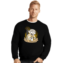 Load image into Gallery viewer, Secret_Shirts Crewneck Sweater, Unisex / Small / Black My Precious