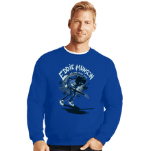 Load image into Gallery viewer, Daily_Deal_Shirts Crewneck Sweater, Unisex / Small / Royal Blue Eddie VS The Upside Down