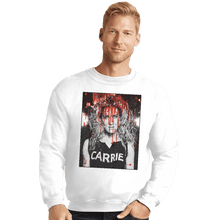Load image into Gallery viewer, Shirts Crewneck Sweater, Unisex / Small / White Carrie
