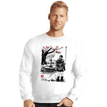 Load image into Gallery viewer, Secret_Shirts Crewneck Sweater, Unisex / Small / White A Link To The Inkwash