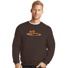 Load image into Gallery viewer, Shirts Crewneck Sweater, Unisex / Small / Dark Chocolate Cookietanic