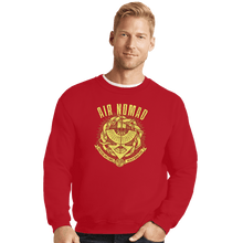 Load image into Gallery viewer, Shirts Crewneck Sweater, Unisex / Small / Red Air Is Peaceful