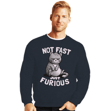 Load image into Gallery viewer, Shirts Crewneck Sweater, Unisex / Small / Dark Heather Not Fast Just Furious