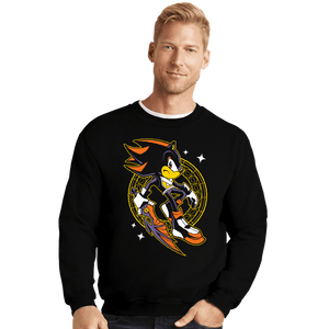Daily_Deal_Shirts Crewneck Sweater, Unisex / Small / Black Shadow Kingdom Hearts