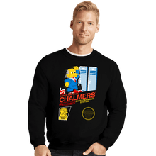 Load image into Gallery viewer, Secret_Shirts Crewneck Sweater, Unisex / Small / Black Super Chalmers