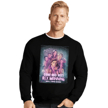 Load image into Gallery viewer, Daily_Deal_Shirts Crewneck Sweater, Unisex / Small / Black Rex Manning Day