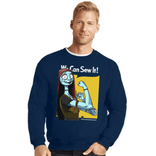 Load image into Gallery viewer, Shirts Crewneck Sweater, Unisex / Small / Navy Sally Rosie