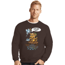 Load image into Gallery viewer, Shirts Crewneck Sweater, Unisex / Small / Dark Chocolate Linkitty