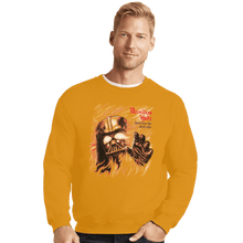 Load image into Gallery viewer, Shirts Crewneck Sweater, Unisex / Small / Gold Merciless Hate