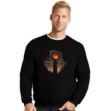Load image into Gallery viewer, Shirts Crewneck Sweater, Unisex / Small / Black Black Hole Sauron
