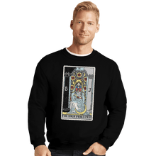 Load image into Gallery viewer, Shirts Crewneck Sweater, Unisex / Small / Black The High Priestess