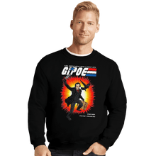 Load image into Gallery viewer, Shirts Crewneck Sweater, Unisex / Small / Black GI Poe