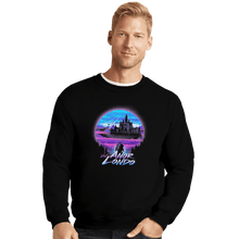 Load image into Gallery viewer, Shirts Crewneck Sweater, Unisex / Small / Black Retrowave Darksouls