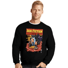 Load image into Gallery viewer, Daily_Deal_Shirts Crewneck Sweater, Unisex / Small / Black Jedi Fiction