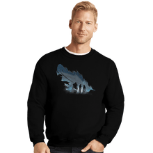 Load image into Gallery viewer, Shirts Crewneck Sweater, Unisex / Small / Black Lyanna's Feather