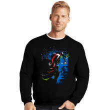 Load image into Gallery viewer, Daily_Deal_Shirts Crewneck Sweater, Unisex / Small / Black The Christmas Ruiner
