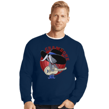 Load image into Gallery viewer, Shirts Crewneck Sweater, Unisex / Small / Navy Crambone