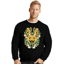 Load image into Gallery viewer, Shirts Crewneck Sweater, Unisex / Small / Black Pumpkin Corral