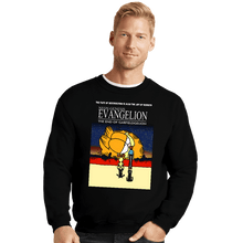 Load image into Gallery viewer, Daily_Deal_Shirts Crewneck Sweater, Unisex / Small / Black End Of Neon Genesis Garfieldgelion