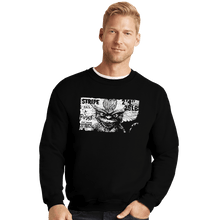 Load image into Gallery viewer, Shirts Crewneck Sweater, Unisex / Small / Black Stripe Has A Posse