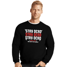 Load image into Gallery viewer, Secret_Shirts Crewneck Sweater, Unisex / Small / Black Outta This World