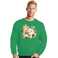 Load image into Gallery viewer, Shirts Crewneck Sweater, Unisex / Small / Irish Green For The Mayor!