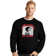 Load image into Gallery viewer, Shirts Crewneck Sweater, Unisex / Small / Black Agatha Metal
