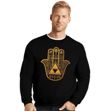 Load image into Gallery viewer, Shirts Crewneck Sweater, Unisex / Small / Black Legendary Hand