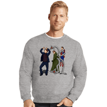 Load image into Gallery viewer, Shirts Crewneck Sweater, Unisex / Small / Sports Grey Spider Jealousy