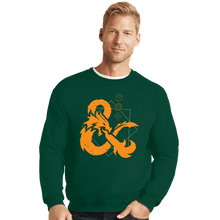 Load image into Gallery viewer, Daily_Deal_Shirts Crewneck Sweater, Unisex / Small / Forest Basements & Dragons