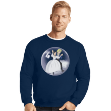 Load image into Gallery viewer, Shirts Crewneck Sweater, Unisex / Small / Navy Fly In A Bubble